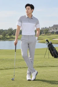Bộ Golf Tennis Câu Lạc Bộ Xám Trắng