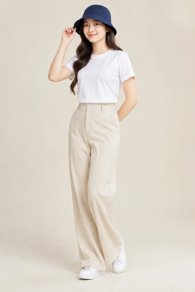 Nón Bucket Đồng Phục Màu Xanh Navy