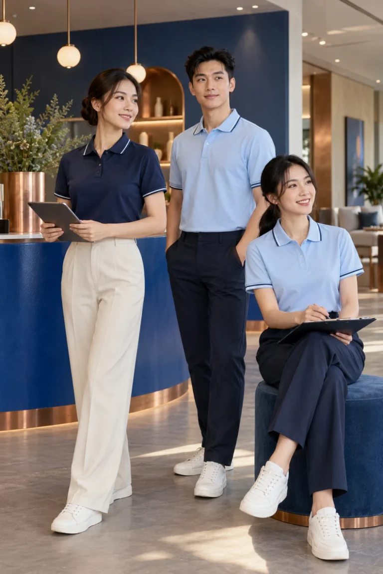 Áo polo đồng phục dành cho đội ngũ dịch vụ